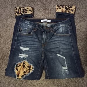 Kancan Leopard Jeans